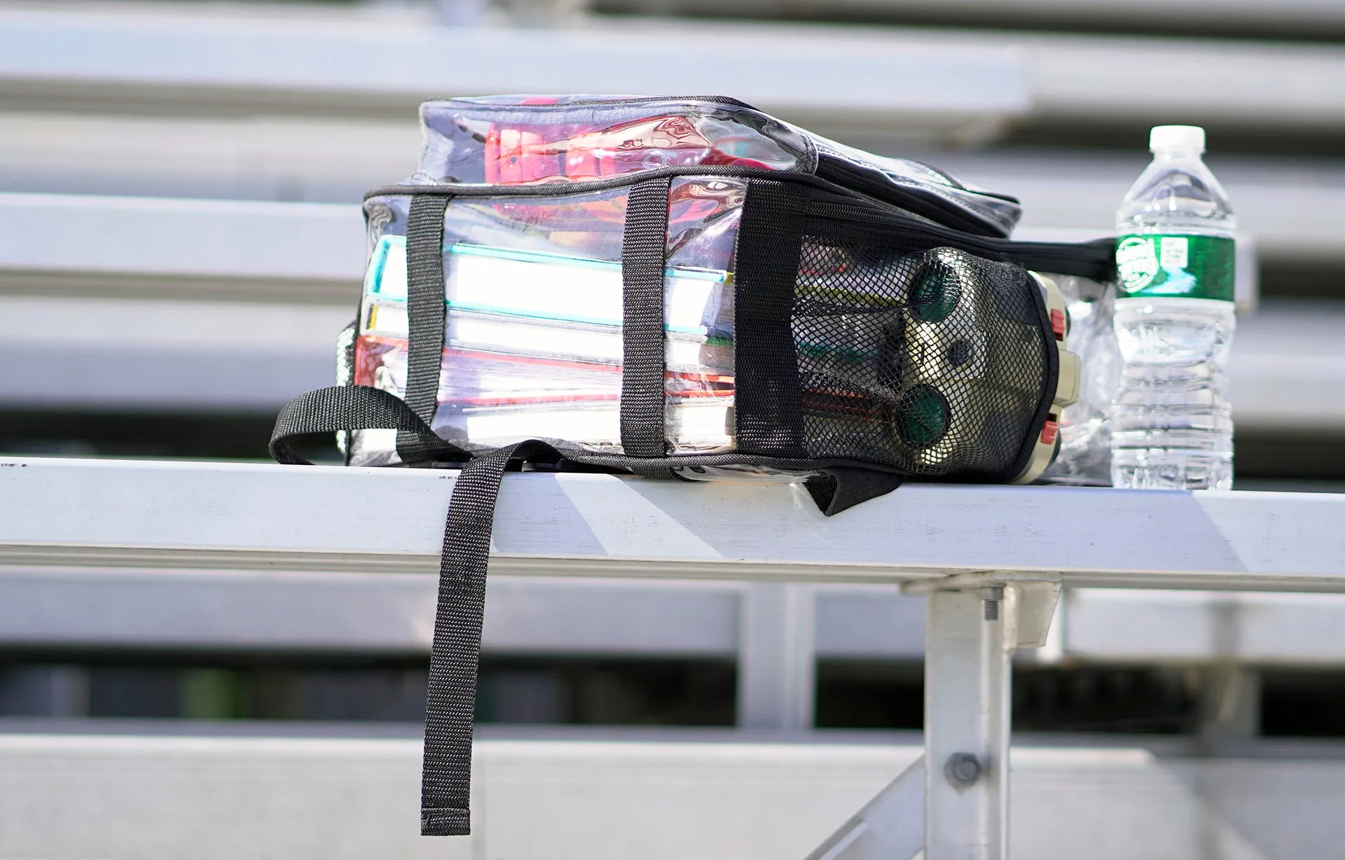 Amaro Rugged Transparent Clear See-Through Backpack