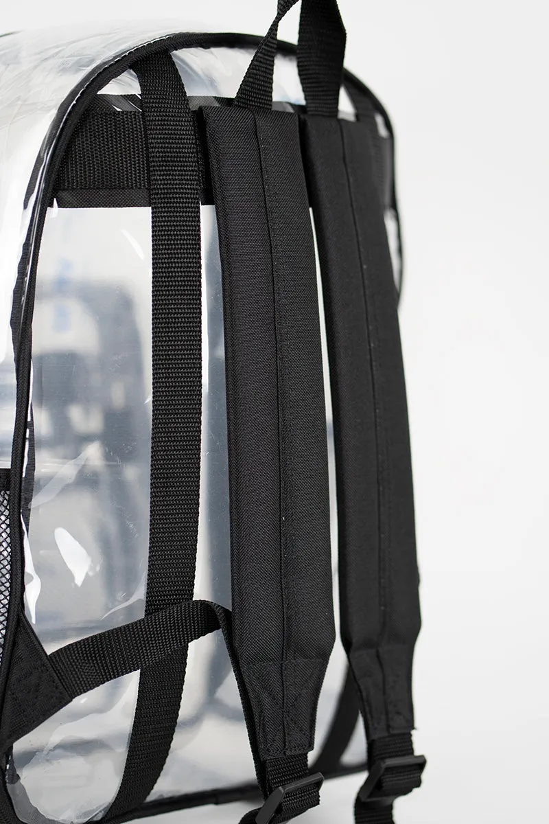 Amaro Rugged Transparent Clear See-Through Backpack