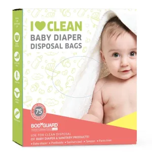 BodyGuard Baby Diaper Disposal Bag - 75 Bags