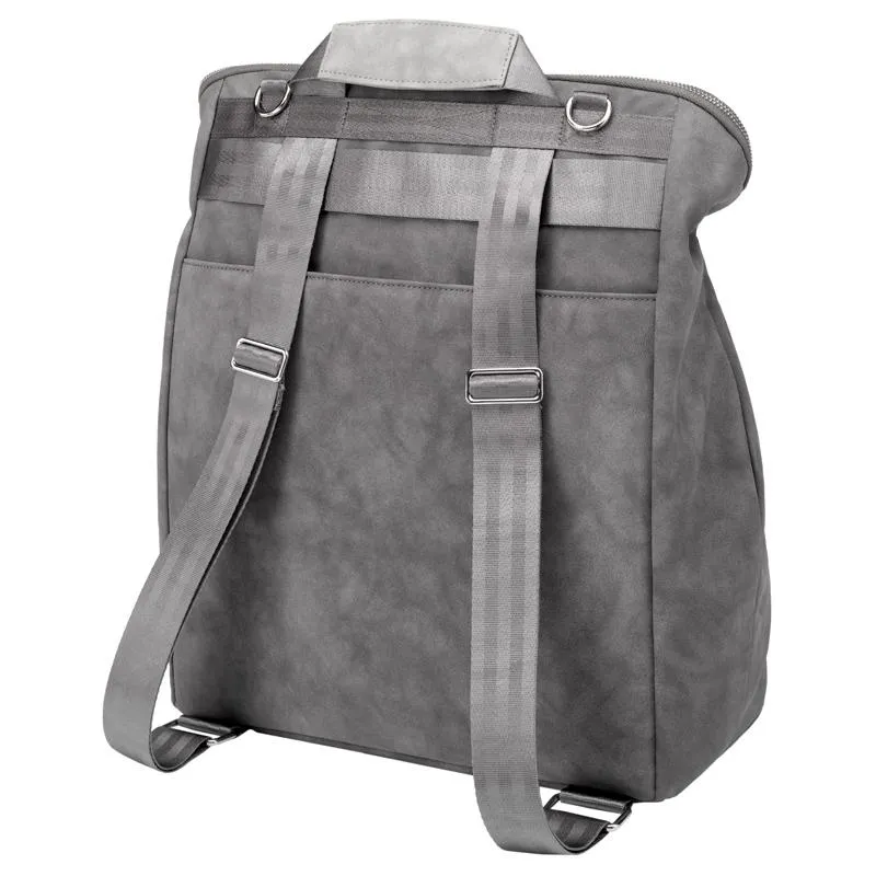 Cinch Backpack in Pewter Leatherette