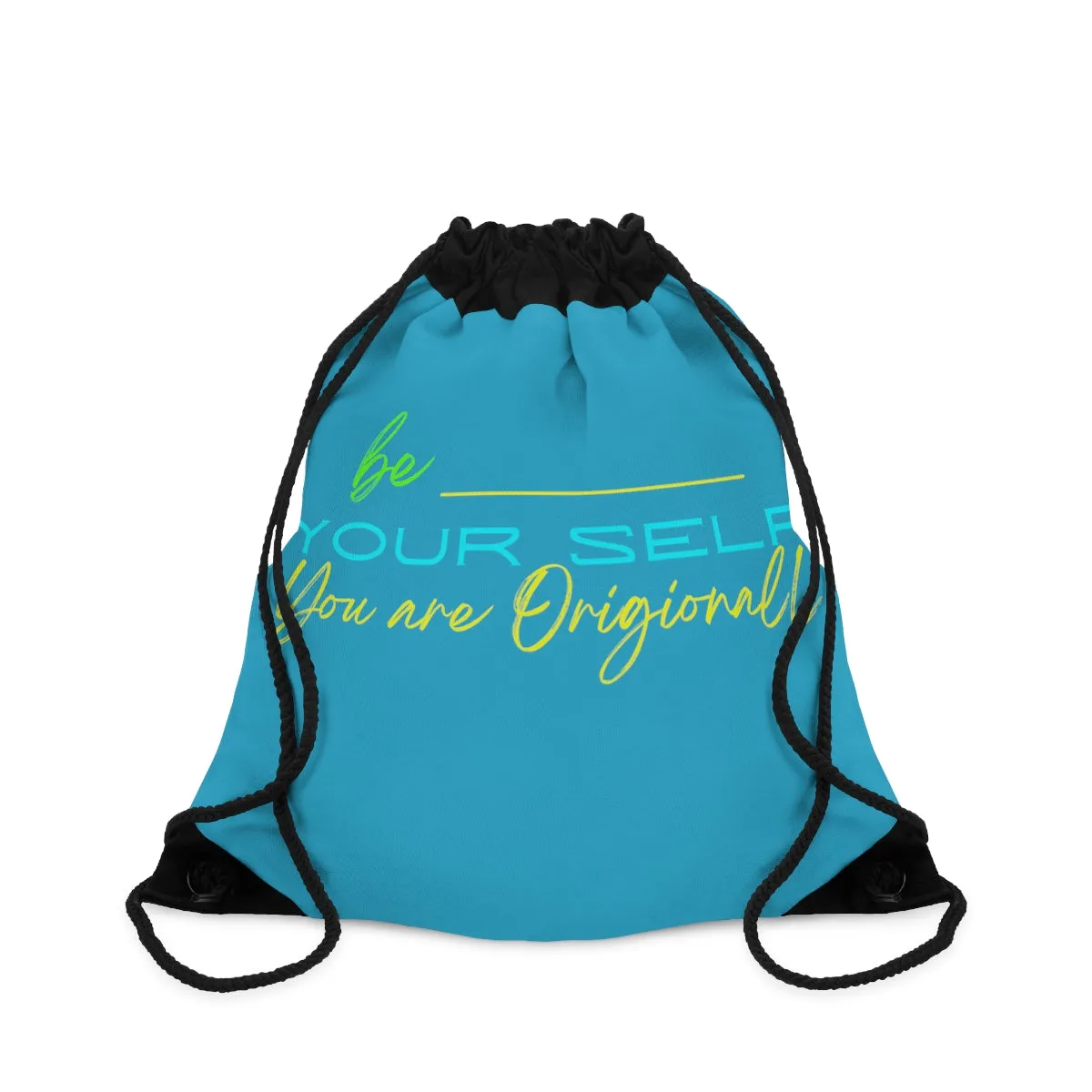 Drawstring Bag ( Be Yourself  Purple )