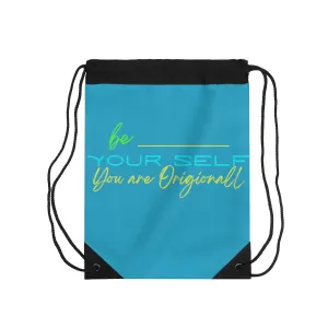 Drawstring Bag ( Be Yourself  Purple )