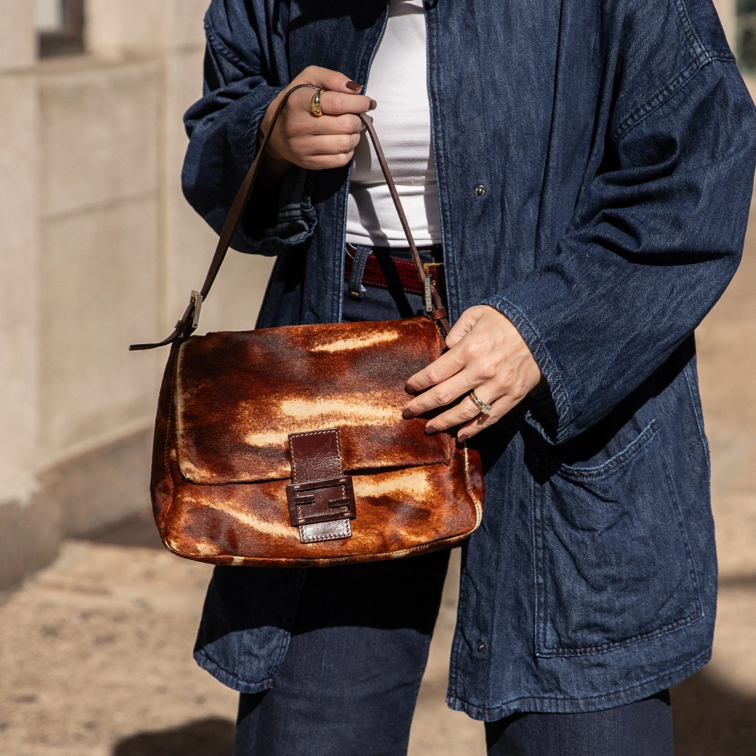 Fendi Ponyhair Mama Baguette