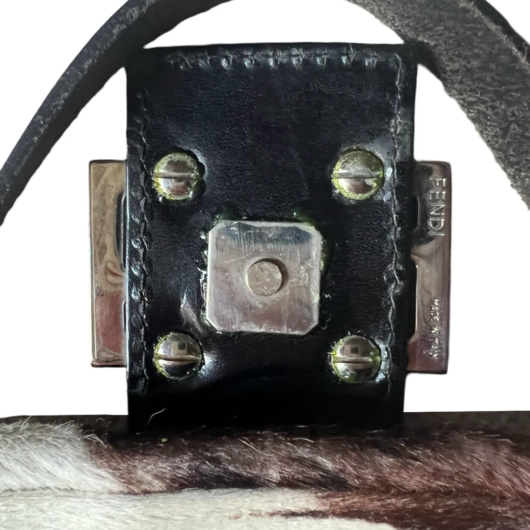 Fendi Ponyhair Mirror Baguette