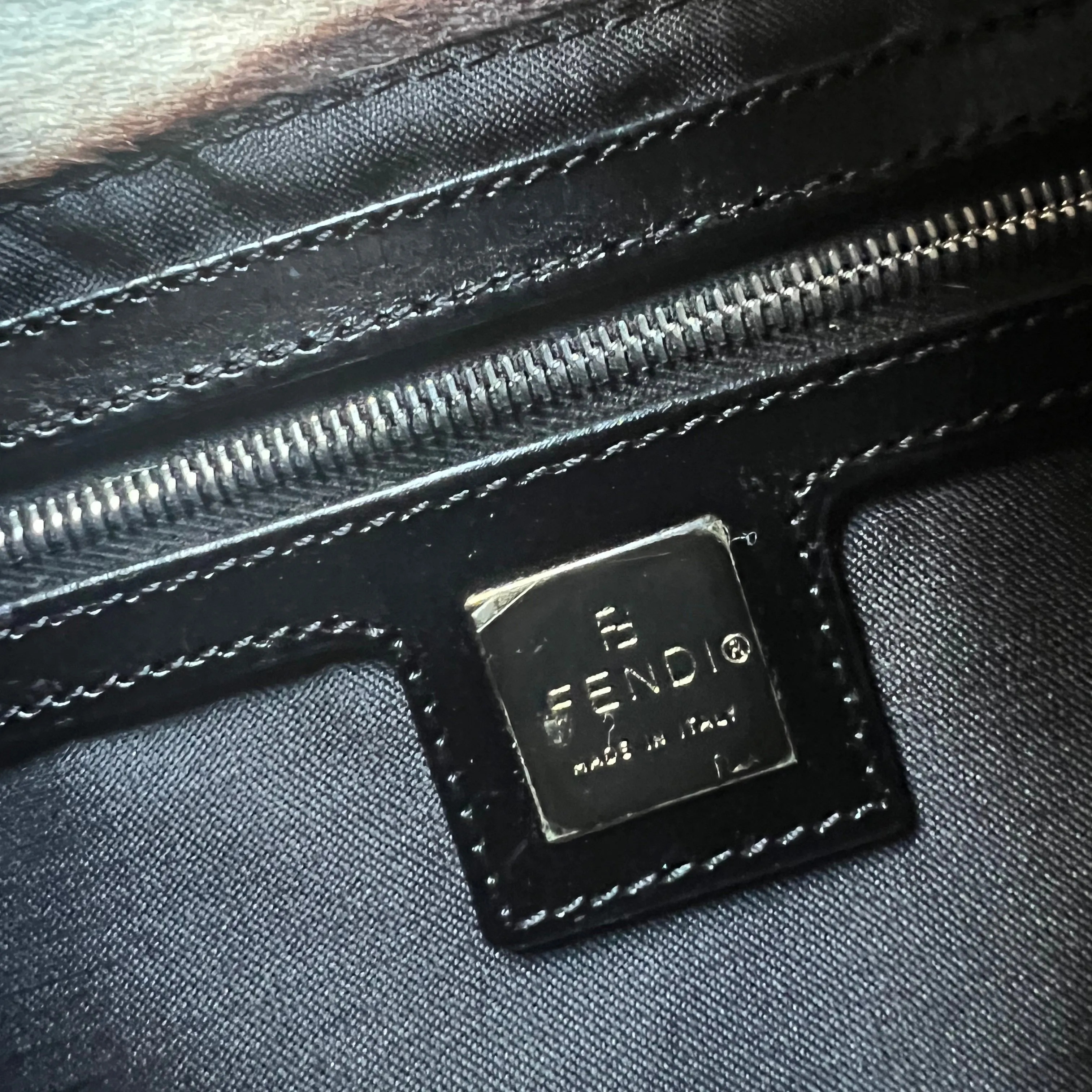 Fendi Ponyhair Mirror Baguette