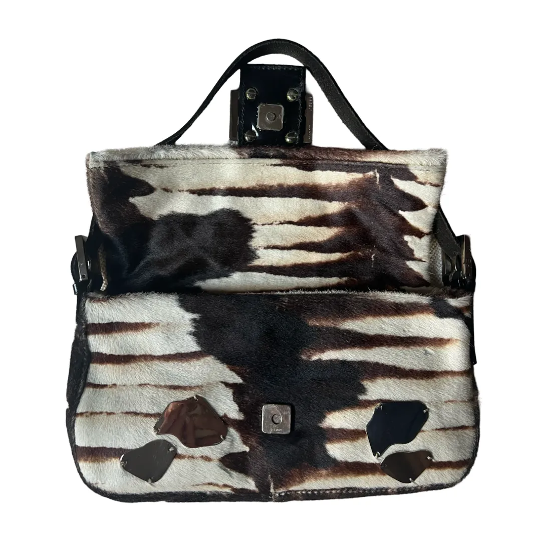 Fendi Ponyhair Mirror Baguette