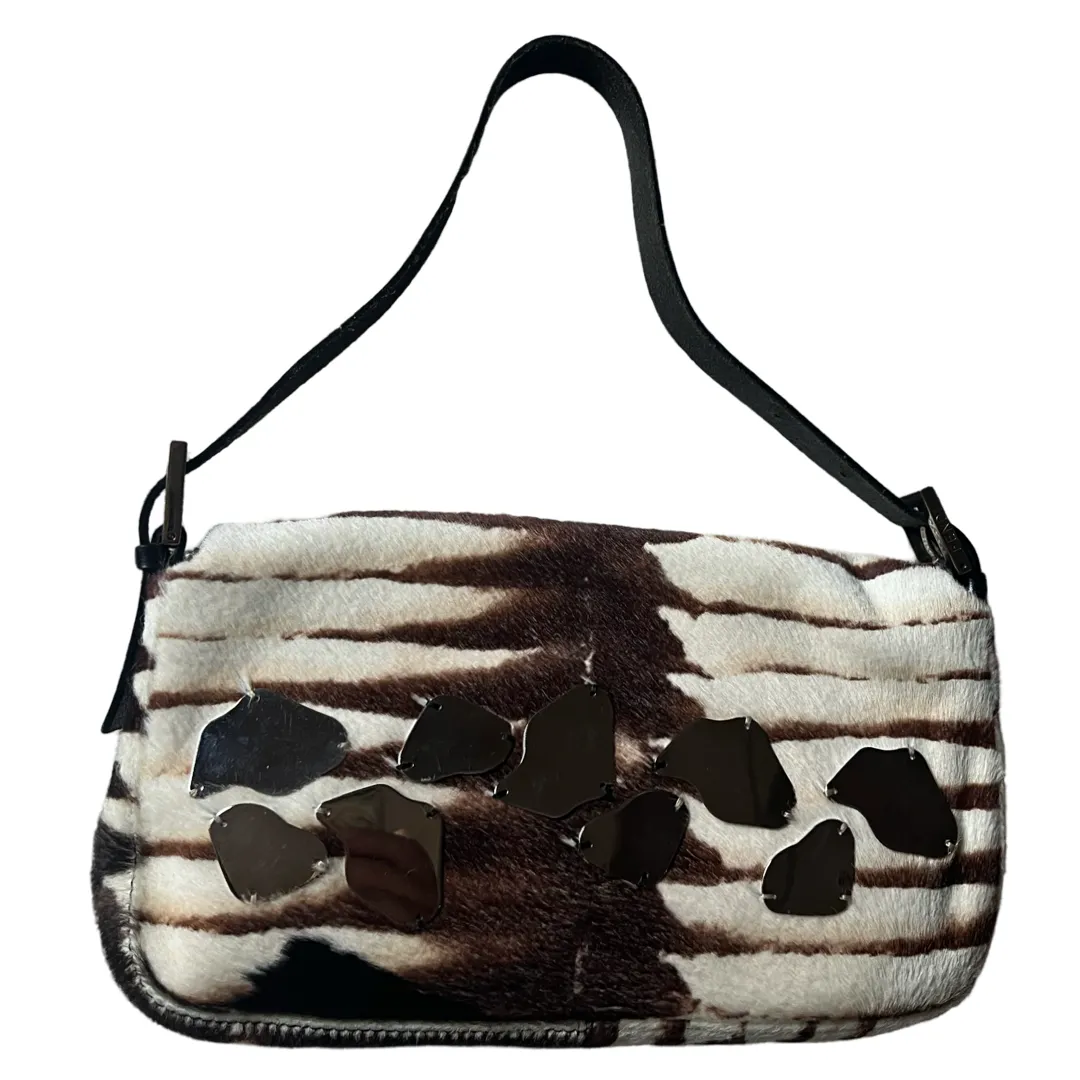 Fendi Ponyhair Mirror Baguette