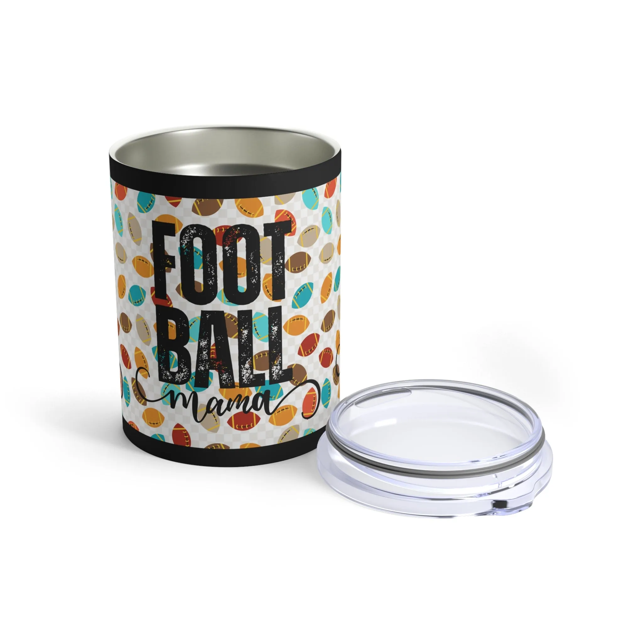 Football Mama 10oz Stainless Tumbler