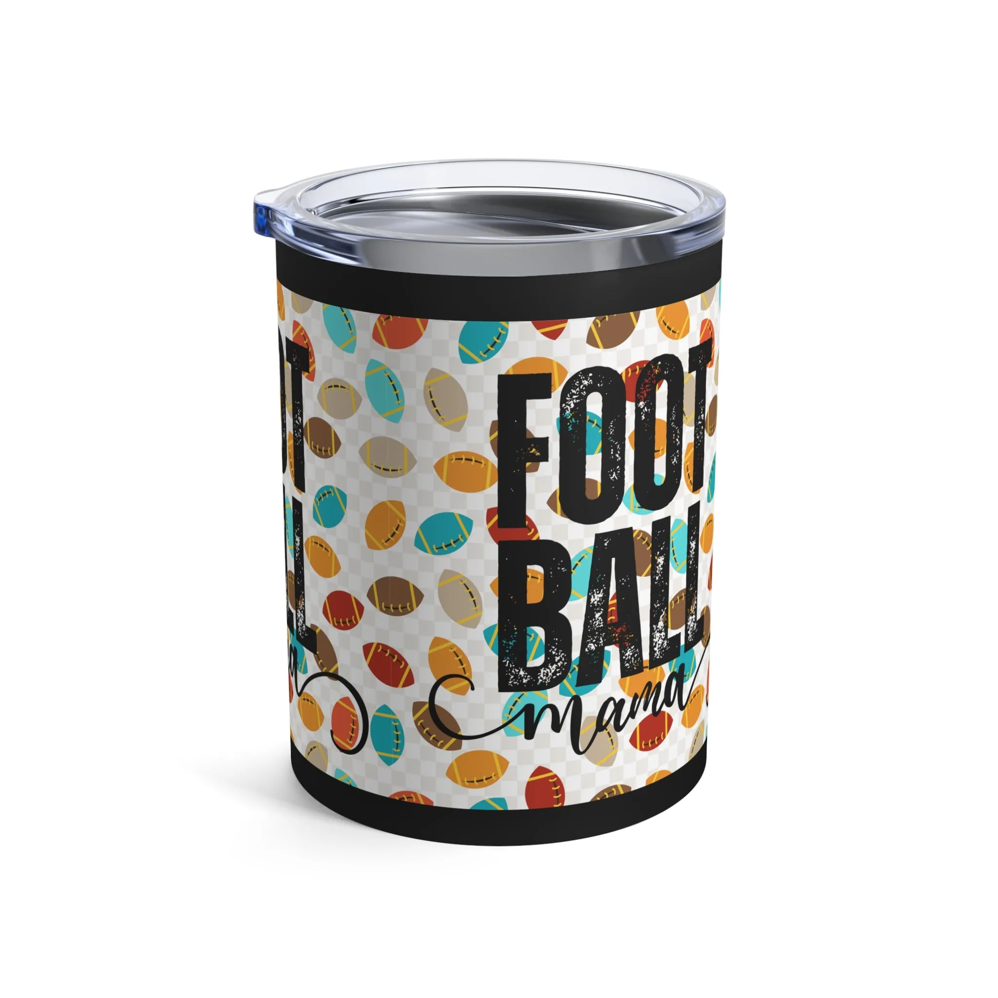 Football Mama 10oz Stainless Tumbler