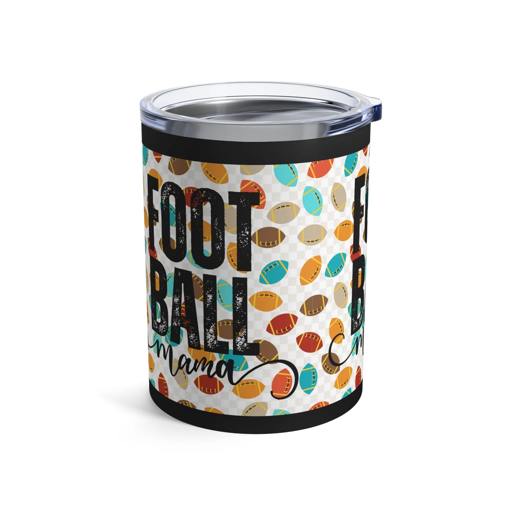 Football Mama 10oz Stainless Tumbler