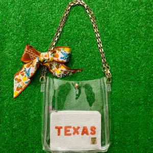 Hadley Clear Gameday Messenger Bag