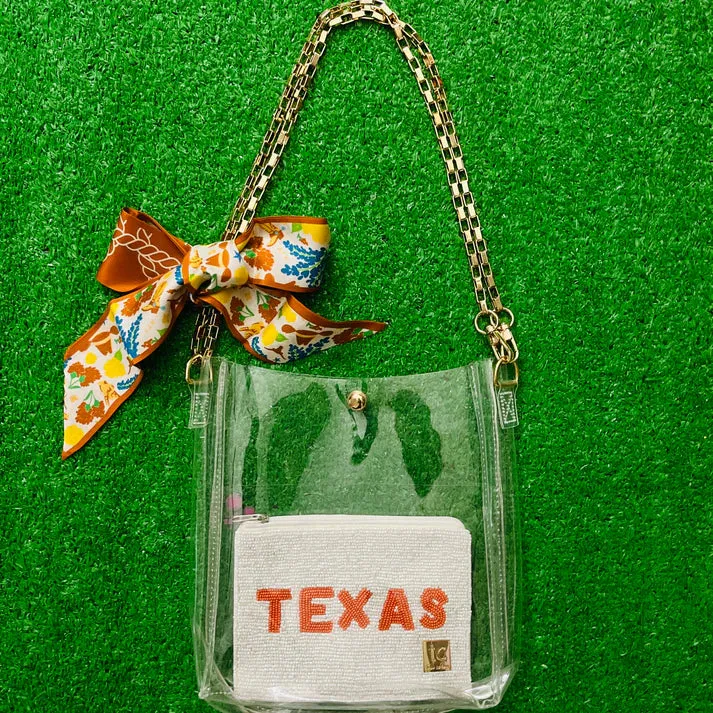 Hadley Clear Gameday Messenger Bag