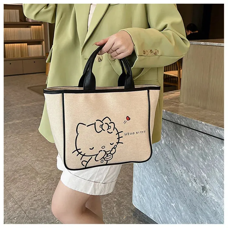 Kawaii Hello Kitty Tote Bag