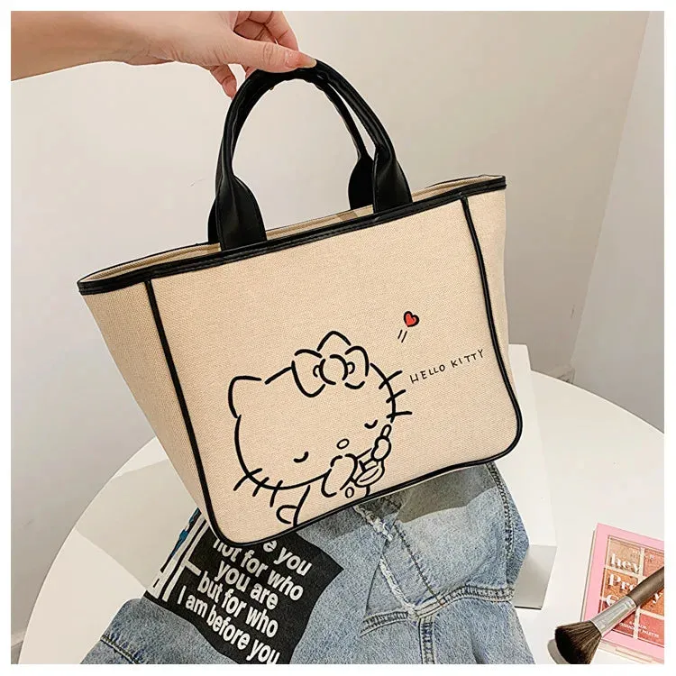 Kawaii Hello Kitty Tote Bag