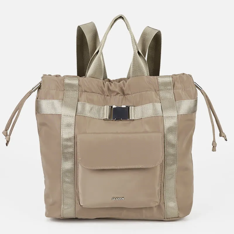 Lightweight Nylon Drawstring Backpack Tote Travel Daypack