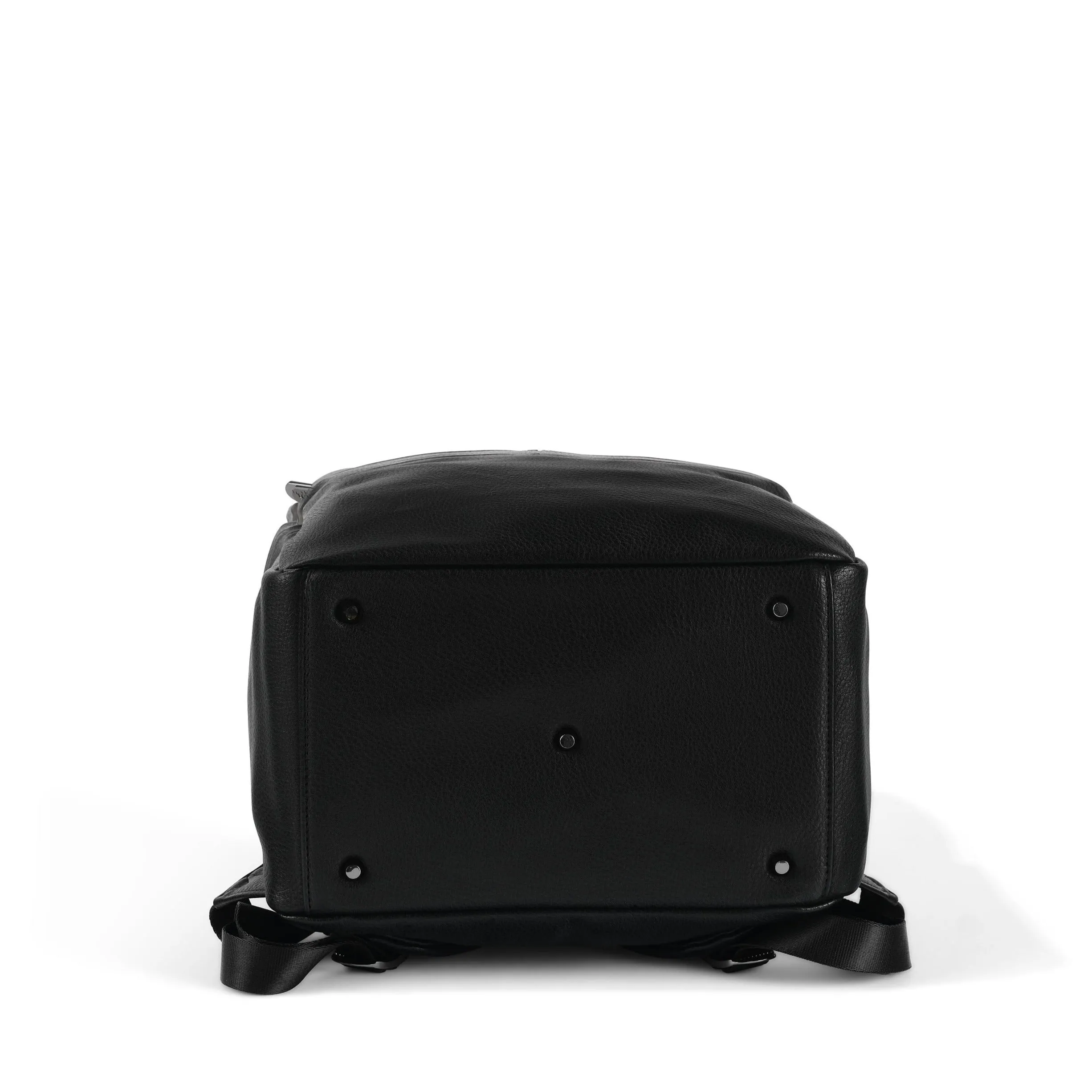 Oioi Multitasker Diaper Backpack - Black Vegan Leather