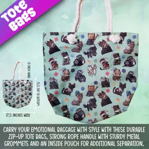 Roleplaying Cats Tote Bag