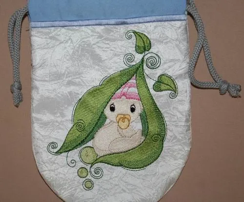 Shy Baby Bubbles Drawstring Bag