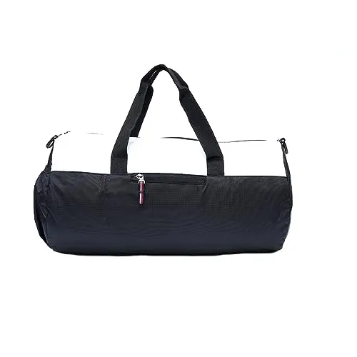 Tommy Hilfiger Kendall Polyester 28Cm Gym Bag Duffel for Unisex - Black White
