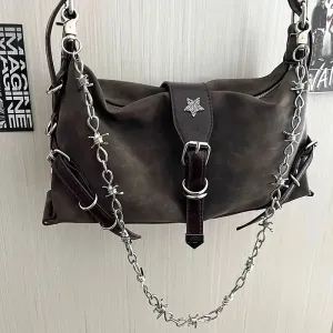 Uakiss Korean Office Lady Casual Vintage Crossbody Bags All Match Y2k Aesthetic Fashion Underarm Bag Trendy Ins Chain Shoulder Handbags