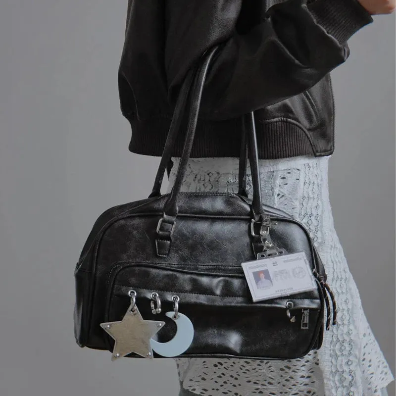 Uakiss Y2k Aesthetic Office Lady All Match Shoulder Bags New Casual Vintage Underarm Bag Korean Simple Women Purses and Handbags Trendy