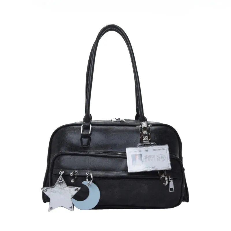Uakiss Y2k Aesthetic Office Lady All Match Shoulder Bags New Casual Vintage Underarm Bag Korean Simple Women Purses and Handbags Trendy
